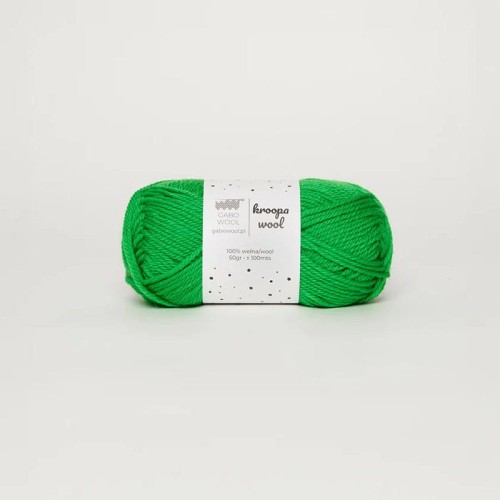 Włóczka Gabo Wool Kroopa Wool 0189 / soczysta zieleń