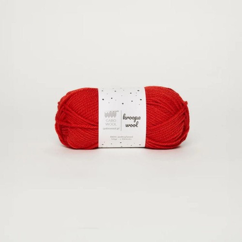 Włóczka Gabo Wool Kroopa Wool 0137 / czerwony