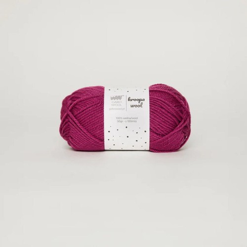 Włóczka Gabo Wool Kroopa Wool 0398 / buraczkowy