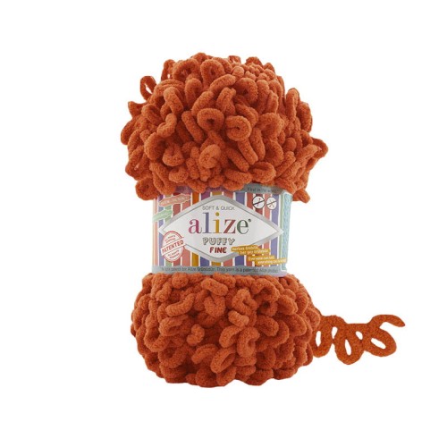 Włóczka Alize Puffy Fine 691 / rdza