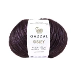 Włóczka Gazzal Sisley 5715 / czekolada z fioletem