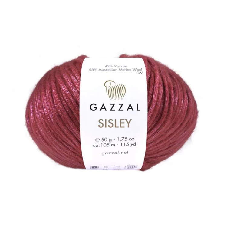 Włóczka Gazzal Sisley 5729 / malwa