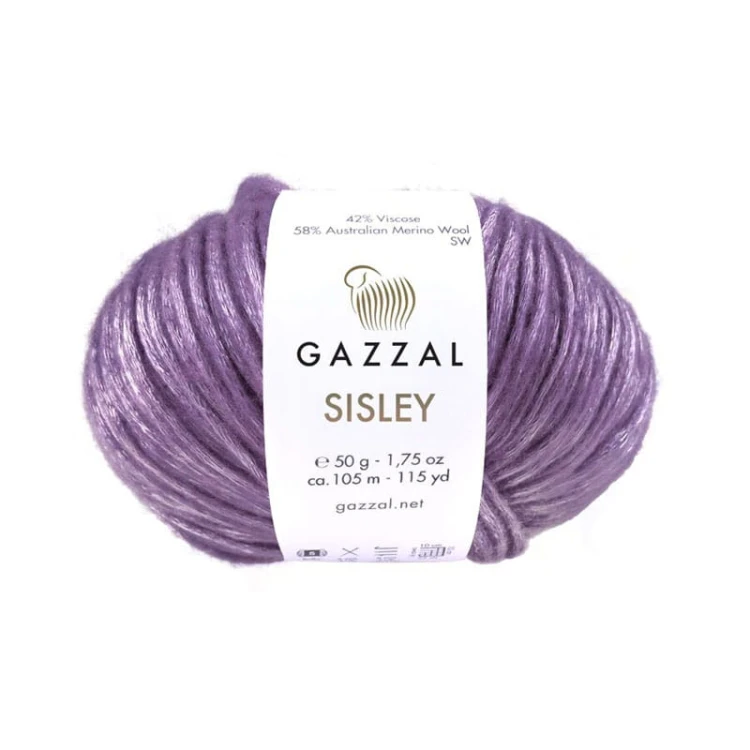 Włóczka Gazzal Sisley 5731 / ametyst