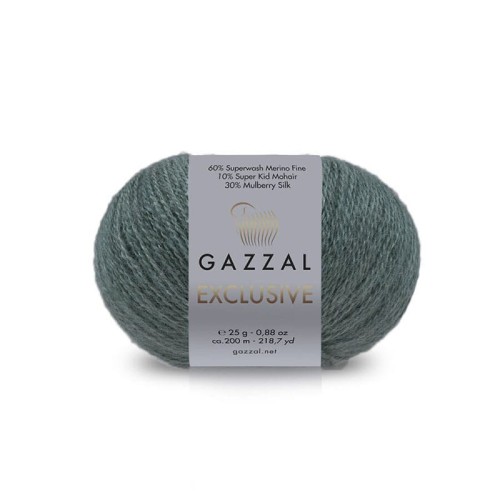 Włóczka Gazzal Exclusive 9933 / laurowy