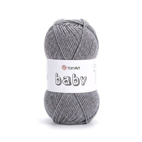 Włóczka YarnArt Baby 0029 / średni szary