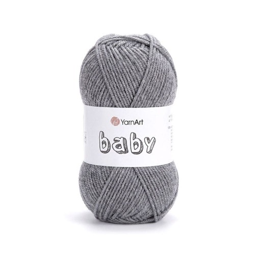 Włóczka YarnArt Baby 0029 / średni szary
