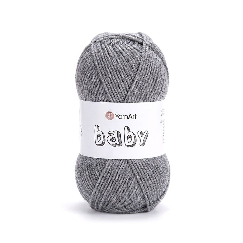 Włóczka YarnArt Baby 0029 / średni szary