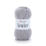 Włóczka YarnArt Baby 195 / szary