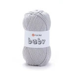 Włóczka YarnArt Baby 855 / jasny szary