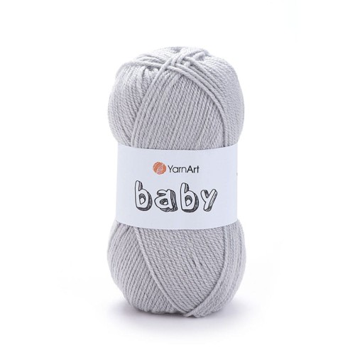 Włóczka YarnArt Baby 855 / jasny szary