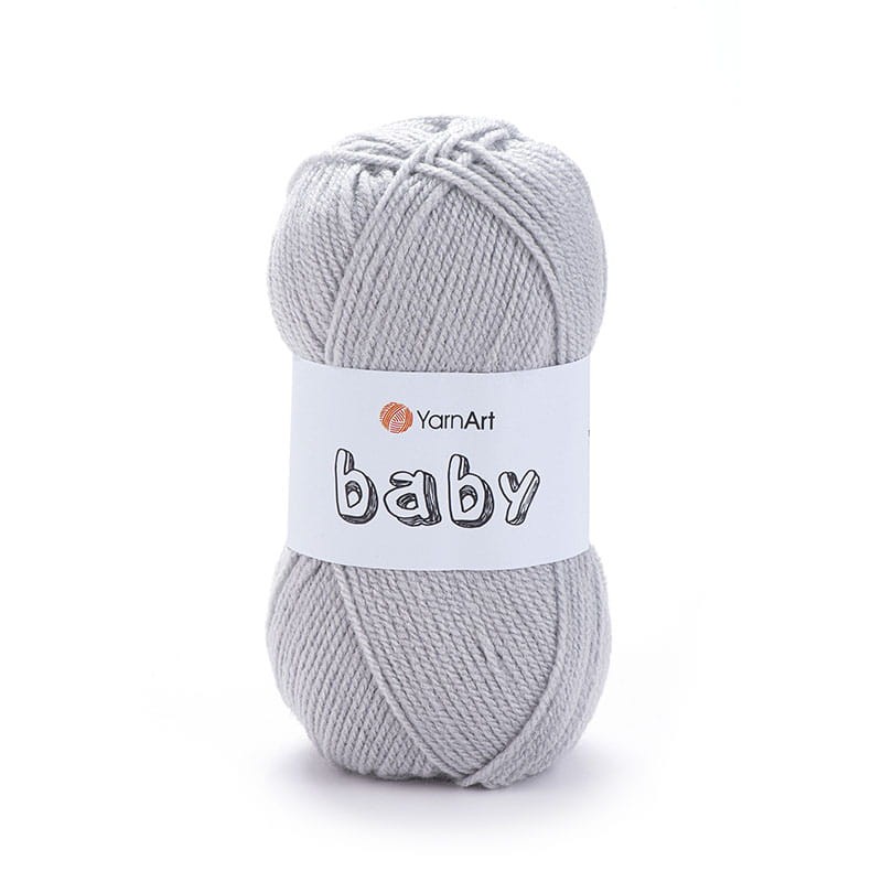 Włóczka YarnArt Baby 855 / jasny szary