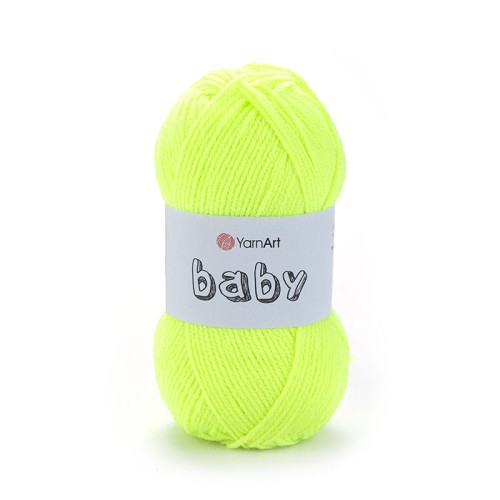 Włóczka YarnArt Baby 8232 / ultra żółty