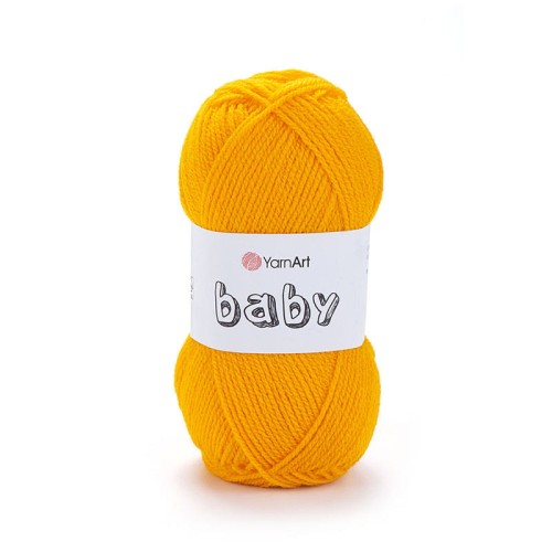 Włóczka YarnArt Baby 586 / intensywna mandarynka NOWA NAZWA KOLORU