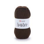 Włóczka YarnArt Baby 1182 / brąz