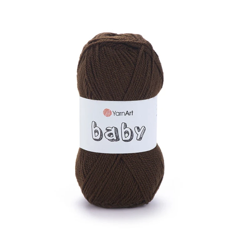 Włóczka YarnArt Baby 1182 / brąz