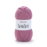 Włóczka YarnArt Baby 3017 / brudny róż