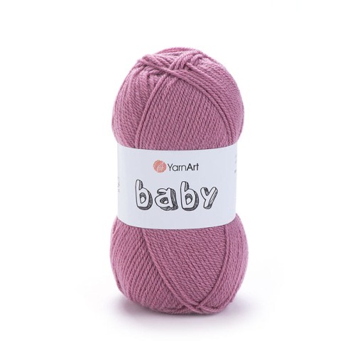 Włóczka YarnArt Baby 3017 / brudny róż