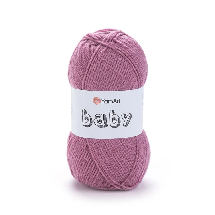 Włóczka YarnArt Baby 3017 / brudny róż