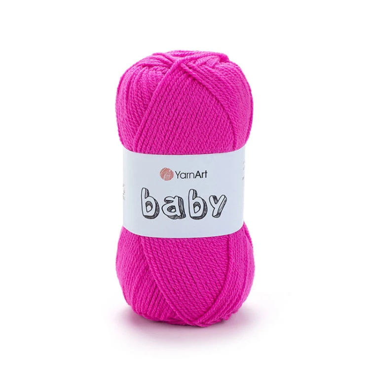Włóczka YarnArt Baby 174 / malinowy róż