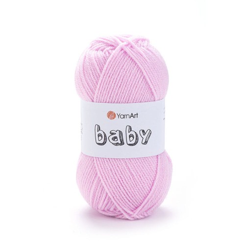 Włóczka YarnArt Baby 649 / pudrowy róż