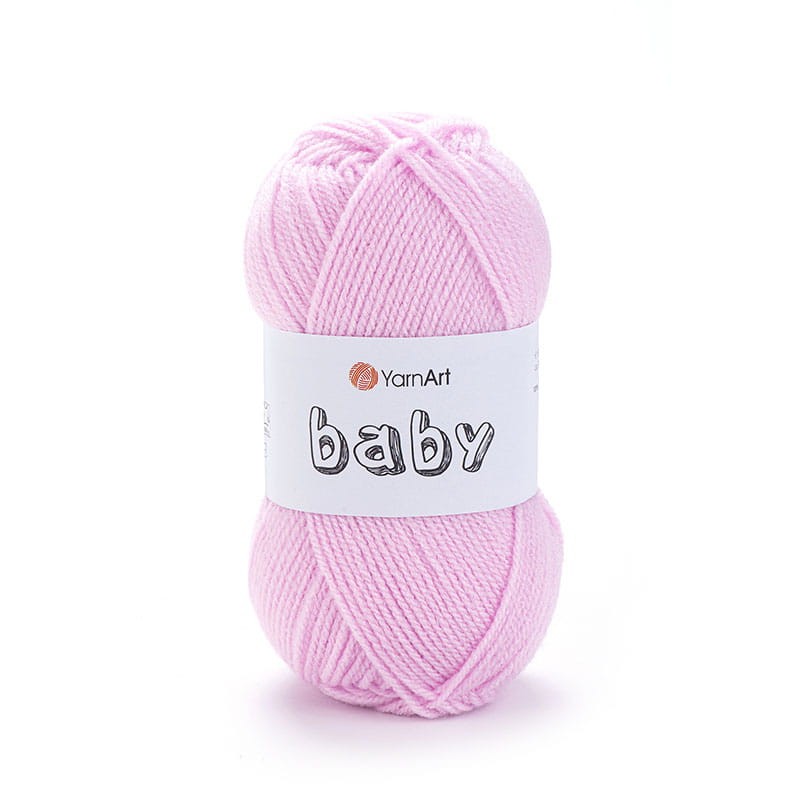 Włóczka YarnArt Baby 649 / pudrowy róż