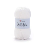 Włóczka YarnArt Baby 501 / biel