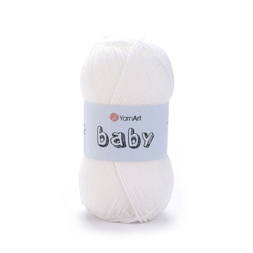 Włóczka YarnArt Baby 501 / biel