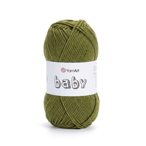 Włóczka YarnArt Baby 0039 / oliwkowy