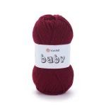 Włóczka YarnArt Baby 577 / burgund