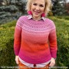 Wzór: Sweterek Nathalie od Kotek i Motek; Autorka: Szydełkiem zmalowane