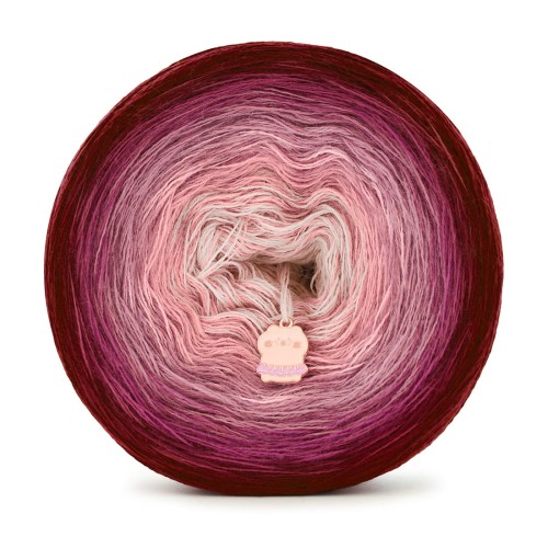 KOKONEK Merino 861 Kotek i motek Nathalie 04 - Bordo/lody porzeczkowe/zgaszony róż/morela/nude