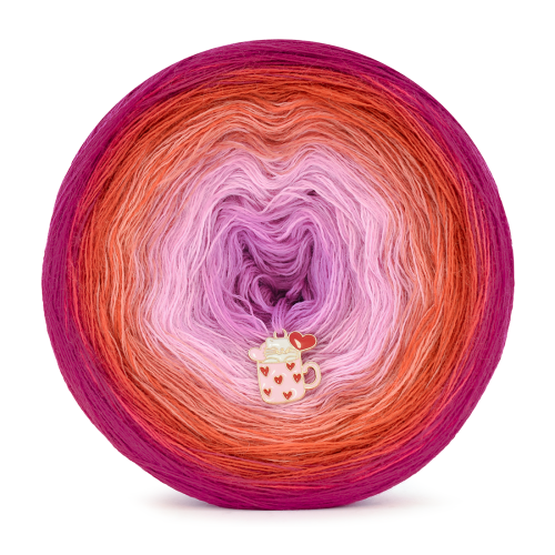 KOKONEK Merino 862 Kotek i motek Nathalie 05 - Fuksja/rudy/jasna malwa/landrynka/chłodny róż