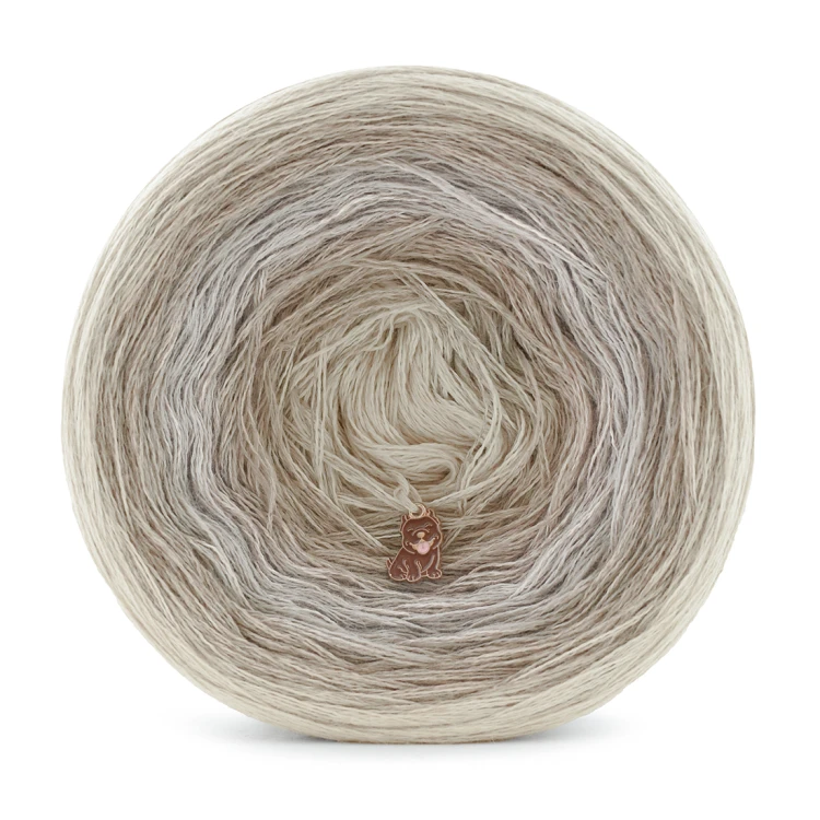 KOKONEK Merino 865 Kotek i motek Nathalie 08 - Jasny beż/safari/popielaty/safari/jasny beż