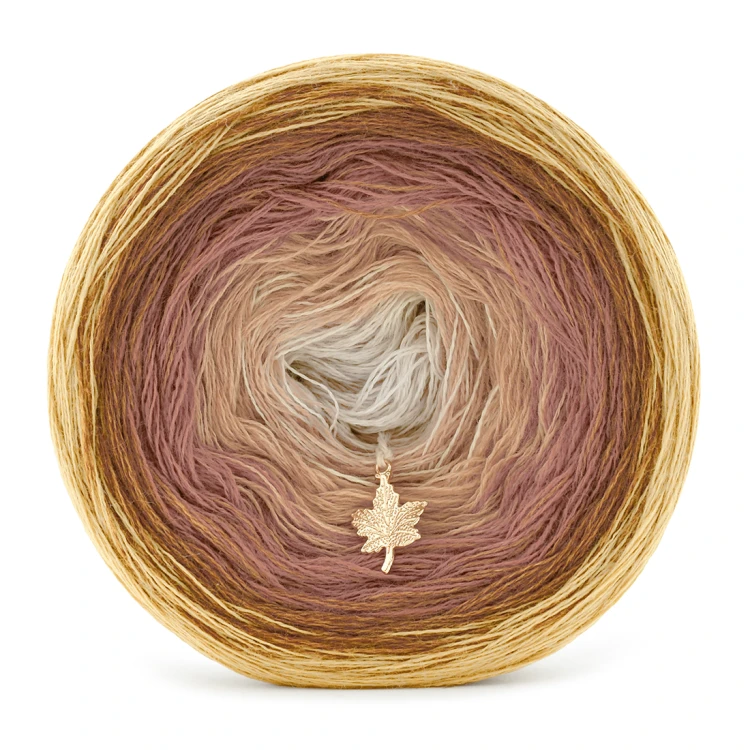 KOKONEK Merino 867 Kotek i motek Nathalie 10 - Ptysiowy/karmel melanż/terakota/ciepły beż/jasny beż