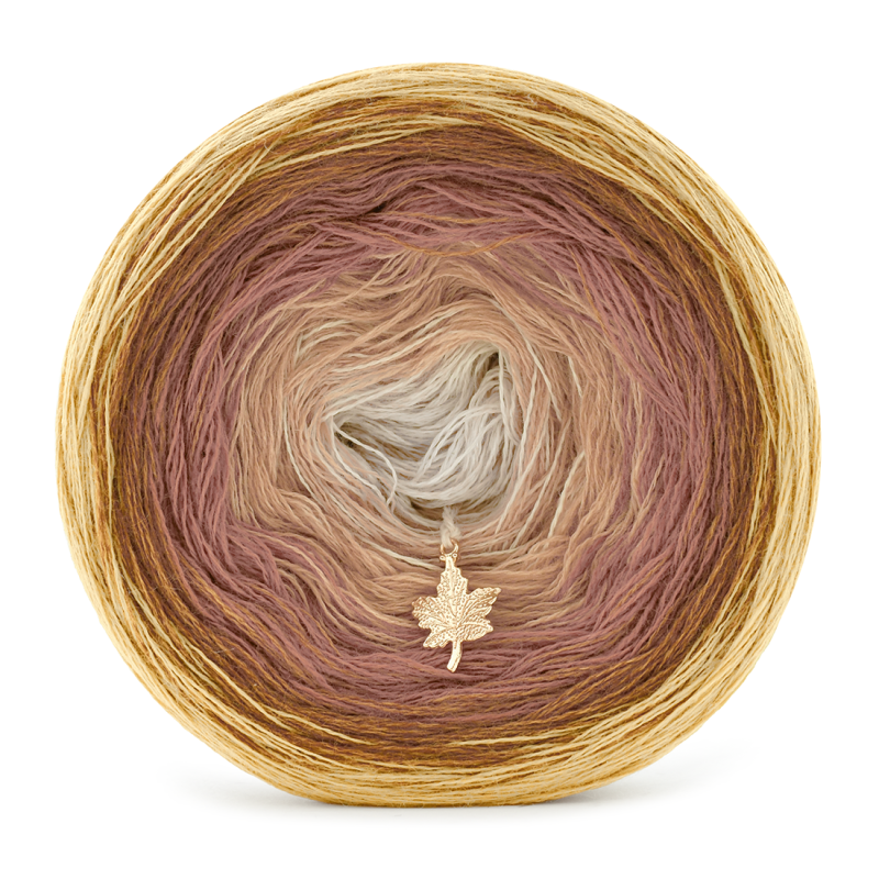 KOKONEK Merino 867 Kotek i motek Nathalie 10 - Ptysiowy/karmel melanż/terakota/ciepły beż/jasny beż