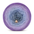 KOKONEK Merino 868 Kotek i motek Nathalie 11 -  Jasny fiolet/lawenda/jasne indygo/jasny niebieski/szaroniebieski melanż
