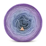 KOKONEK Merino 868 Kotek i motek Nathalie 11 -  Jasny fiolet/lawenda/jasne indygo/jasny niebieski/szaroniebieski melanż