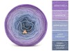 KOKONEK Merino 868 Kotek i motek Nathalie 11 -  Jasny fiolet/lawenda/jasne indygo/jasny niebieski/szaroniebieski melanż
