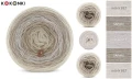 Zestaw na sweter/kardigan Nathalie od Kotek i motek 08 / Kokonki Merino / Jasny beż/safari/popielaty/safari/jasny beż
