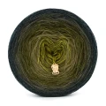 Zestaw na sweter/kardigan Nathalie od Kotek i motek 12 / Kokonki Merino / Petrol melanż/ciemne khaki/khaki melanż/khaki/oliwka