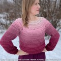 Wzór: Sweterek Nathalie od Kotek i Motek; Autorka: @cuda.z.haczyka