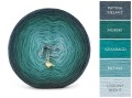 KOKONEK Merino 866 Kotek i motek Nathalie 09 - Patyna melanż/morski/szmaragd/patyna/lodowy błękit