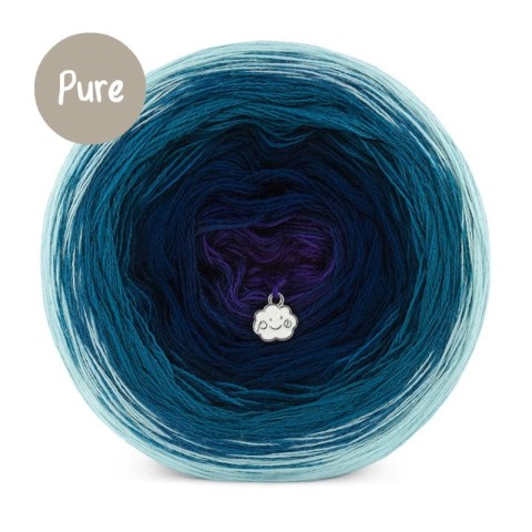 KOKONEK Pure P191 - Patyna/petrol/granat/śliwka