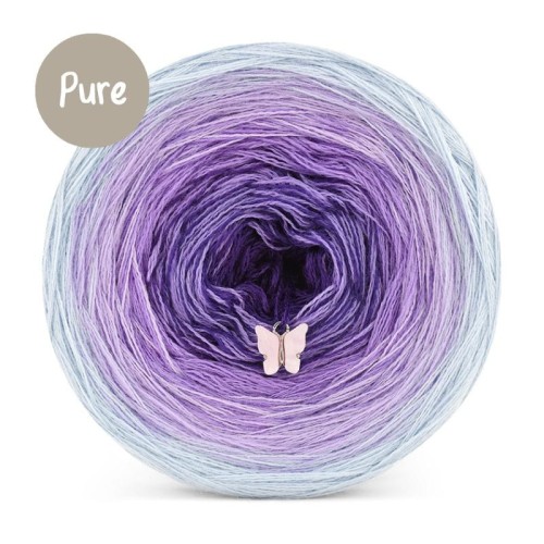 KOKONEK Pure P182 - Baby blue/fiołek/jasny fiolet/śliwka