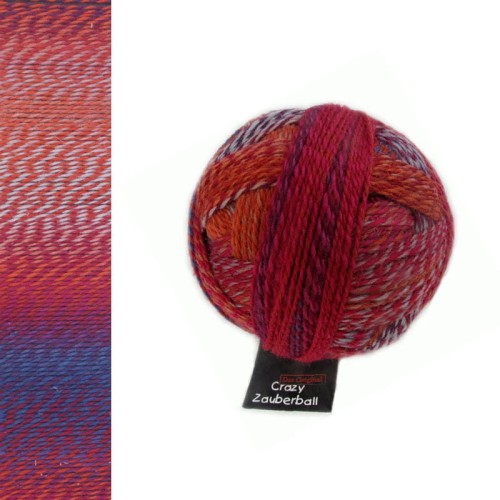 Włóczka skarpetkowa Schoppel Zauberball Crazy 2231 / Nonferrous Metal
