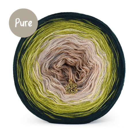 KOKONEK Pure P170 - Butelkowa zieleń/awokado/ciepły beż/biszkopt 