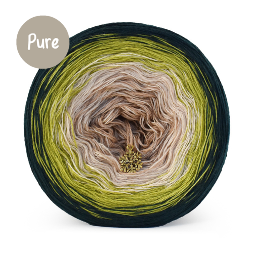 KOKONEK Pure P170 - Butelkowa zieleń/awokado/ciepły beż/biszkopt