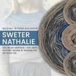 Zestaw na sweter/kardigan Nathalie od Kotek i motek / Kokonki Merino - własny wybór kolorów