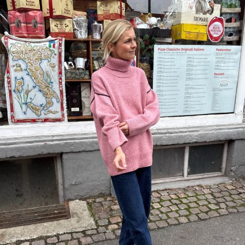 Wzór PetiteKnit / Linea Sweater - w języku angielskim + tłumaczenie PL