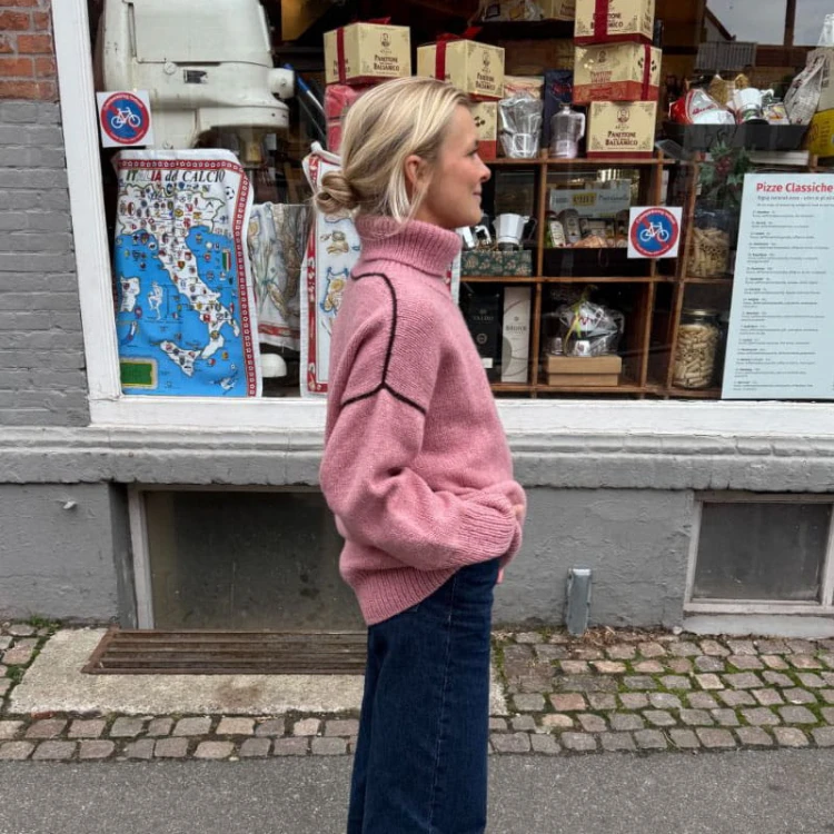 Wzór PetiteKnit / Linea Sweater - w języku angielskim + tłumaczenie PL